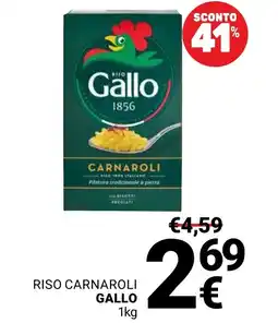 Supermercati Gulliver Riso carnaroli GALLO offerta