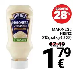 Supermercati Gulliver Maionese HEINZ offerta