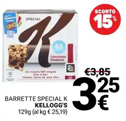Supermercati Gulliver Barrette special k KELLOGG'S offerta