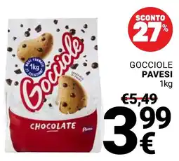 Supermercati Gulliver Gocciole PAVESI offerta
