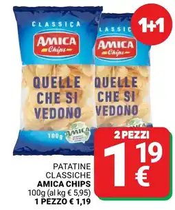 Supermercati Gulliver Patatine classiche AMICA CHIPS offerta