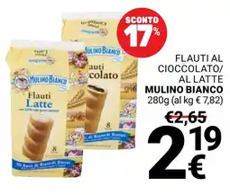 Supermercati Gulliver Flauti al cioccolato/ al latte MULINO BIANCO offerta