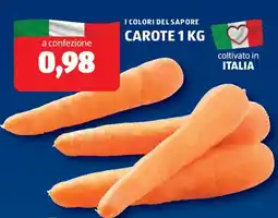 ALDI I colori del sapore carote offerta