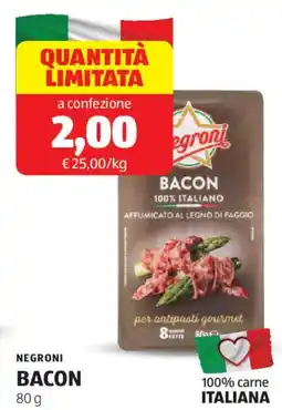 ALDI Negroni bacon offerta