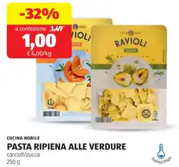 ALDI Cucina nobile pasta ripiena alle verdure offerta