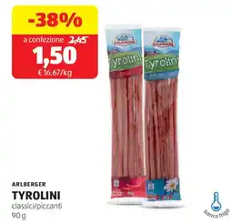 ALDI Arlberger tyrolini offerta