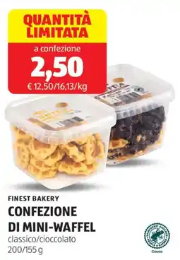 ALDI Finest bakery confezione di mini - waffel offerta