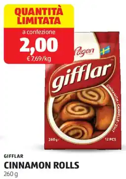 ALDI Gifflar cinnamon rolls offerta