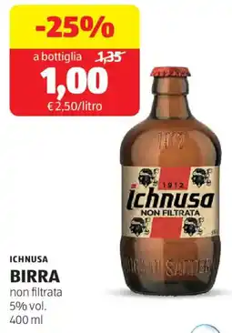 ALDI Ichnusa birra offerta
