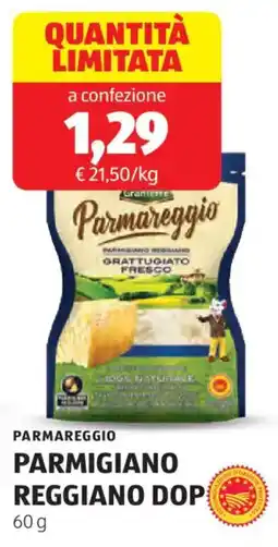 ALDI Parmareggio parmigiano reggiano DOP offerta