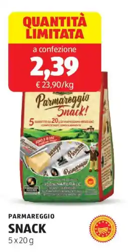 ALDI Parmareggio snack offerta