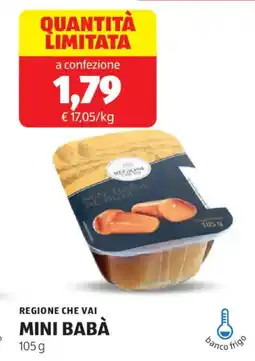 ALDI Regione che vai mini babà offerta