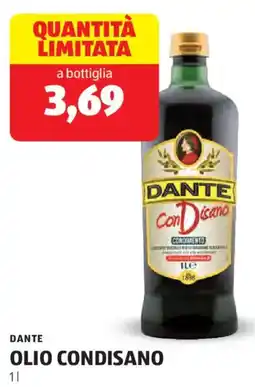 ALDI Dante olio condisano offerta