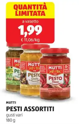 ALDI Mutti pesti assortiti offerta