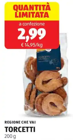 ALDI Regione che vai torcetti offerta