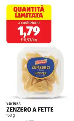 ALDI Ventura zenzero a fette offerta