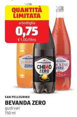 ALDI San pellegrino bevanda zero offerta
