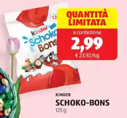 ALDI Kinder schoko-bons offerta