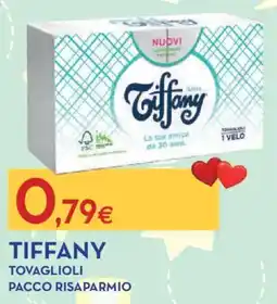 Proshop Tiffany tovaglioli pacco risaparmio offerta