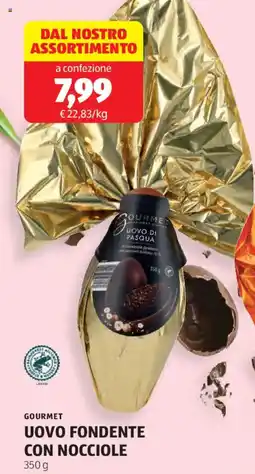 ALDI Gourmet uovo fondente con nocciole offerta