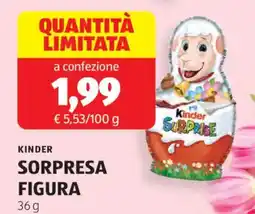 ALDI Kinder sorpresa figura offerta