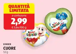 ALDI Kinder cuore offerta