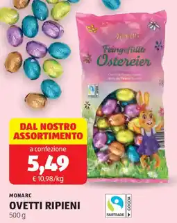 ALDI Monarc ovetti ripieni offerta