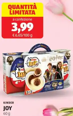 ALDI Kinder joy offerta