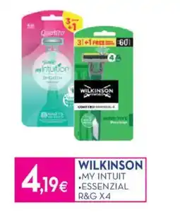 Proshop Wilkinson my intuit, essenzial r&g x 4 offerta