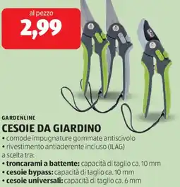 ALDI Gardenline cesoie da giardino offerta