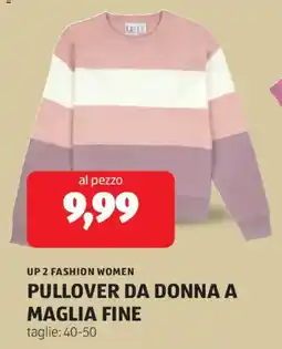 ALDI Up 2 fashion women pullover da donna a maglia fine offerta