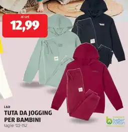 ALDI L&D Tuta da jogging per bambini offerta