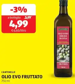 ALDI Cantinelle olio evo fruttato offerta