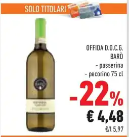Conad Offida d.o.c.g. BARÒ offerta