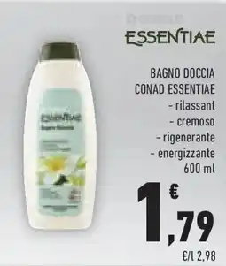 Conad Bagno doccia CONAD ESSENTIAE offerta