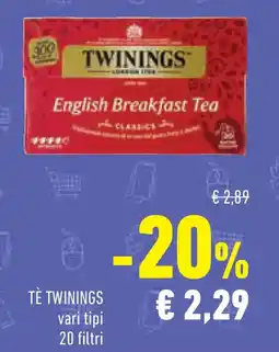 Conad Tè TWININGS offerta