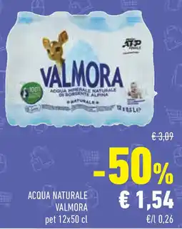 Conad Acqua naturale VALMORA pet offerta