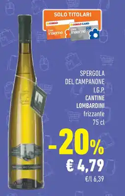 Conad Spergola del campanone i.g.p. CANTINE LOMBARDINI offerta