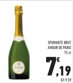 Conad Spumante brut AMOUR DE PARIS offerta