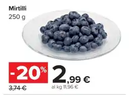 Carrefour Mirtilli offerta