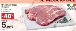 Carrefour Braciole Di Coppa Di Suino offerta