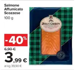 Carrefour Salmone affumicato Scozzese offerta