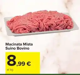 Carrefour Macinata Mista Suino Bovino offerta