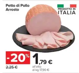 Carrefour Petto di Pollo Arrosto offerta