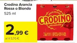 Carrefour Crodino Arancia Rossa o Biondo offerta