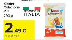 Carrefour KINDER COLAZIONE PIÙ offerta