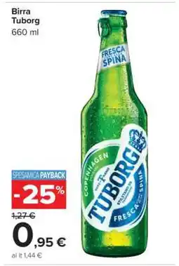 Carrefour Birra Tuborg offerta