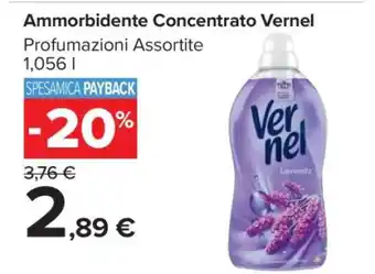 Carrefour Ammorbidente Concentrato Vernel offerta