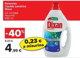 Carrefour Detersivo Liquido Lavatrice Dixan offerta