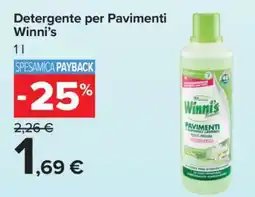 Carrefour Detergente per pavimenti Winni’s offerta